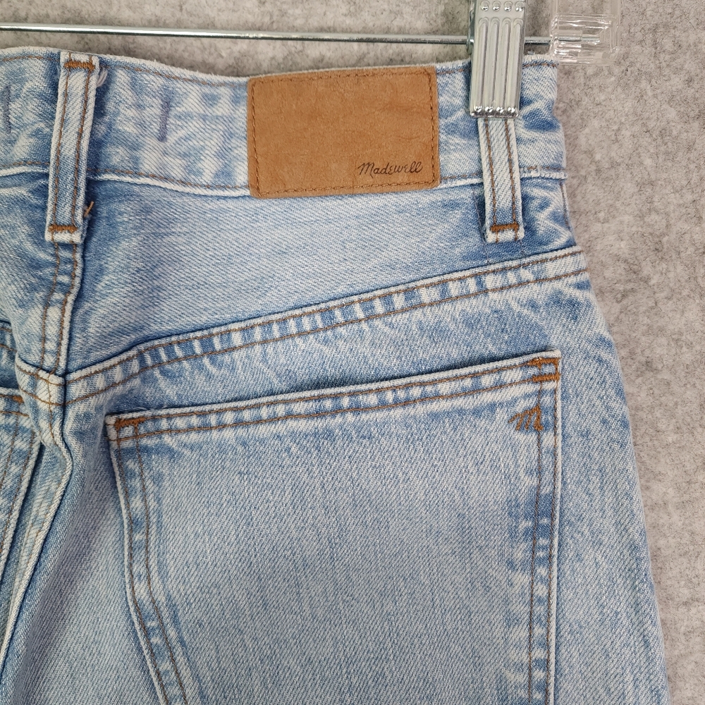 Madewell Curvy '90s Straight Jean Jeans Mercer Wash NM283 Blue Light Sz 24 - Picture 4 of 9